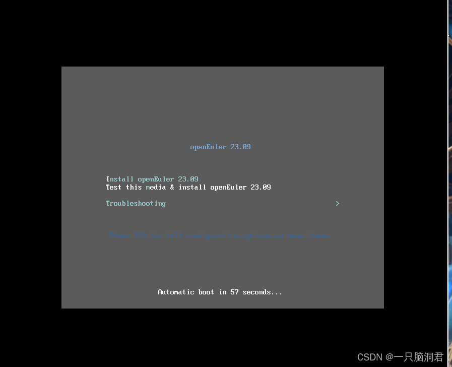 OpenEuler 的安装过程记录_欧拉操作系统安装教程-CSDN博客