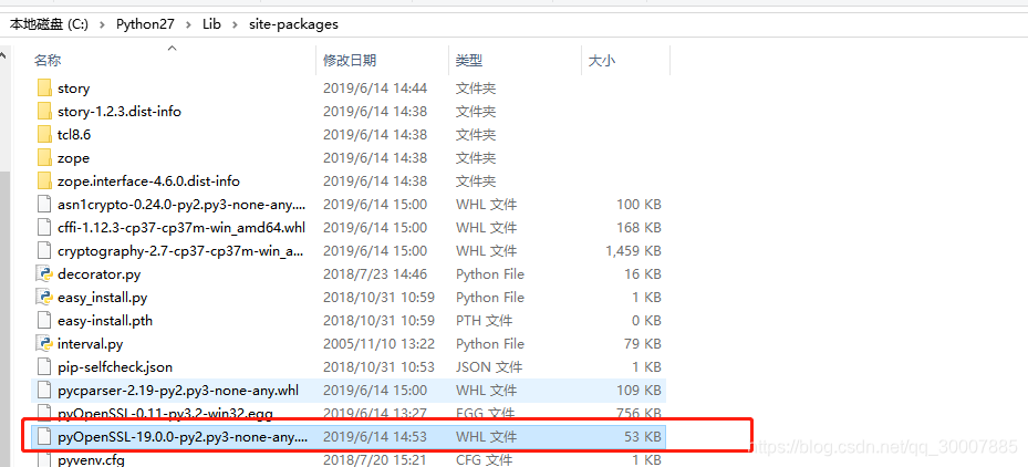 Pyopenssl pip wheel pyOpenSSL-19.0.0-py2.py3-none-any.whl pyOpenSSL安装_pyopenssl ...