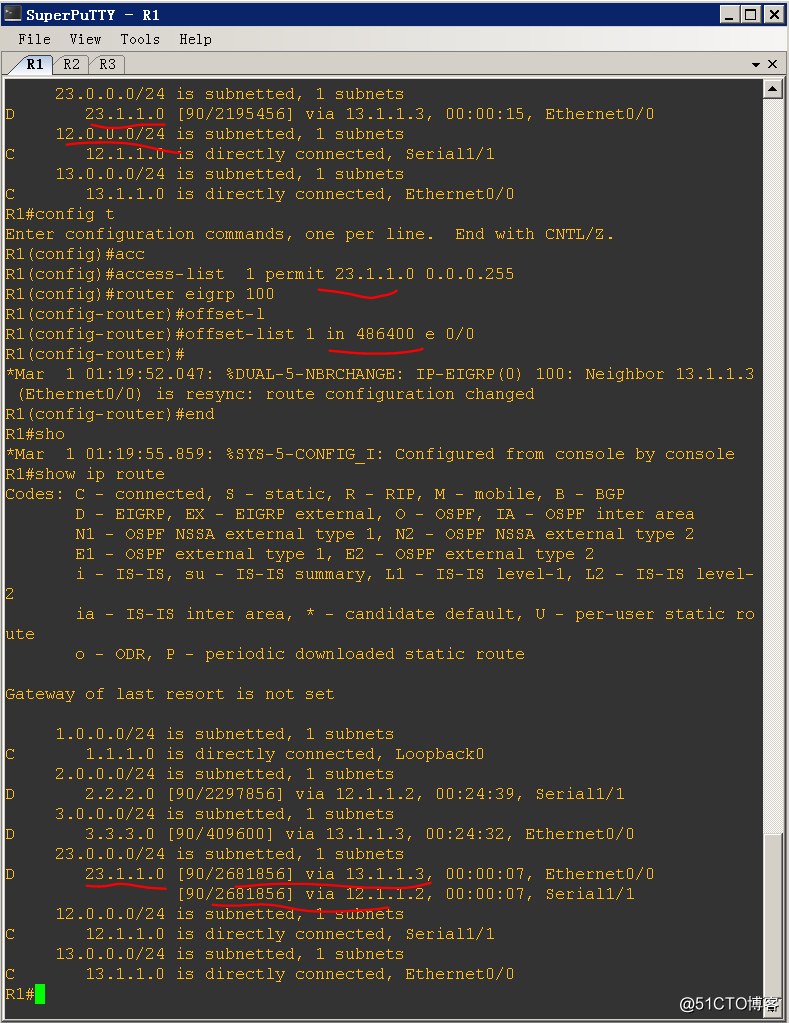 offset-list偏移列表的说明
