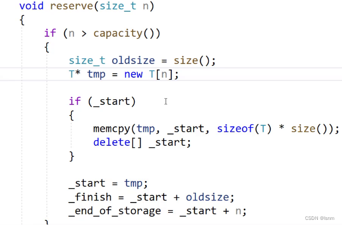 C++ STL初阶(6)vector的简易实现(下)_can't dereference invalidated vector ...
