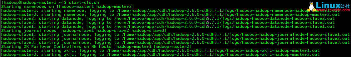 Hadoop 2.0 HA高可用集群配置详解 www.linuxidc.com