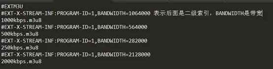 HLS协议m3u8文件解析