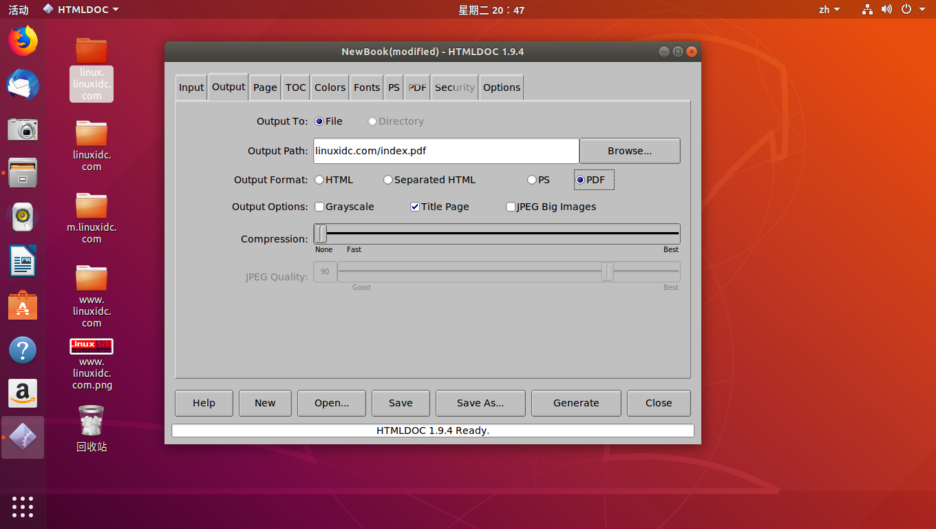 html批量转doc linux,HTML转换软件“HTMLDOC”可使用Snap安装-CSDN博客