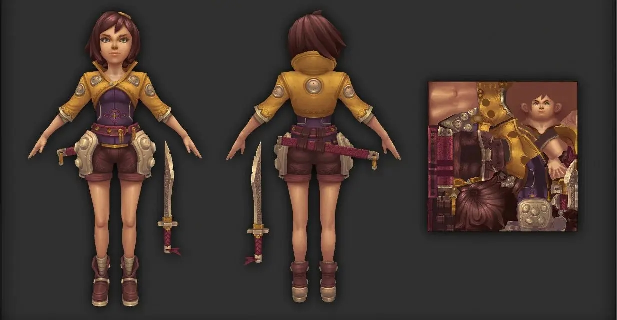 手绘人物|怎么制作出来的,看看用3DMAX效果绝对够惊艳