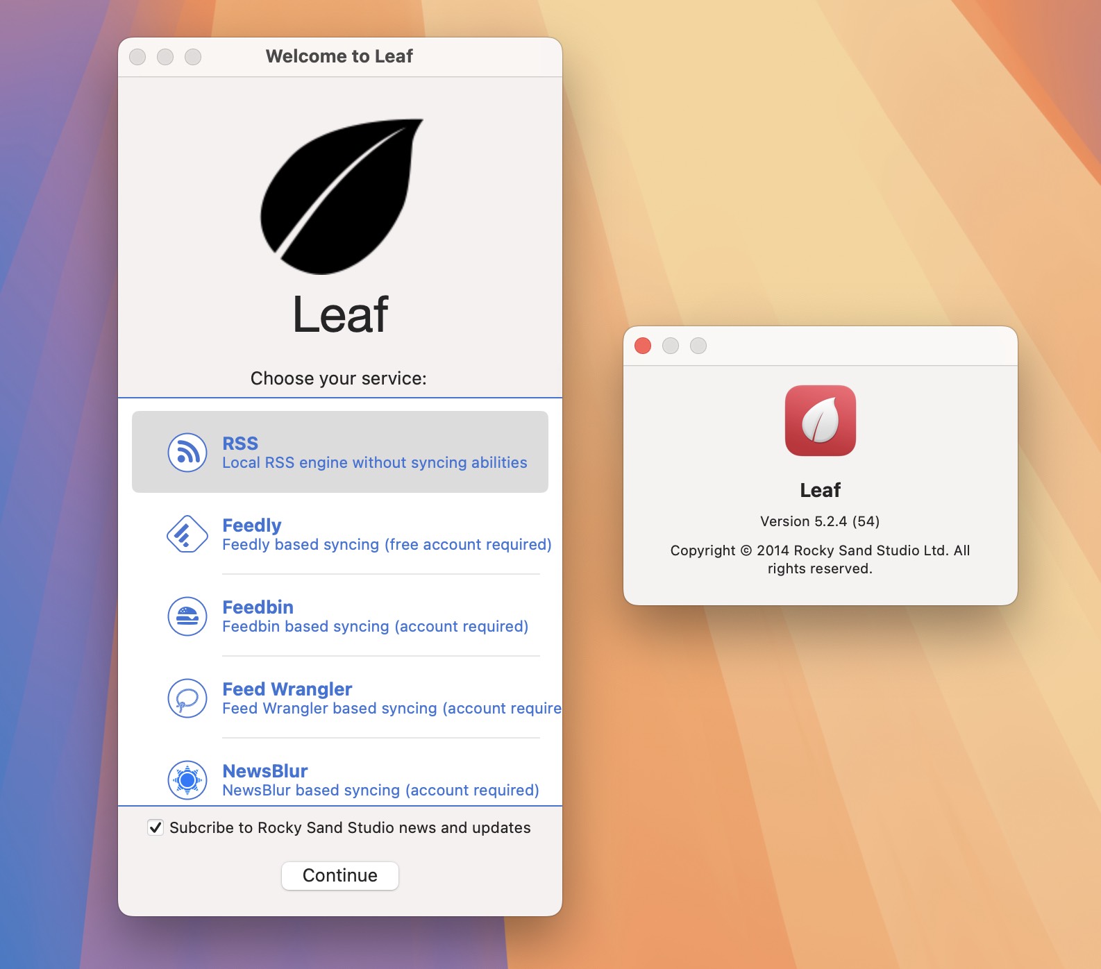 Leaf for Mac v5.2.4 好用的rss阅读器 激活版 - 第2张