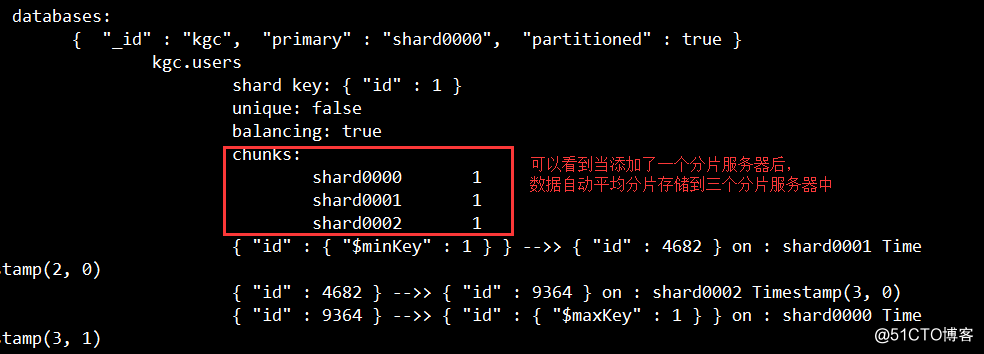 MongoDB分片群集（实现分片服务启用、分片服务管理、单点故障模拟）