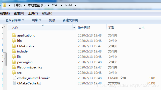 生成的build