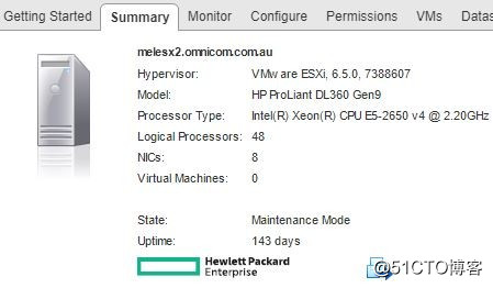ESXi 6.5 进入维护模式死机在68%的进度的bug