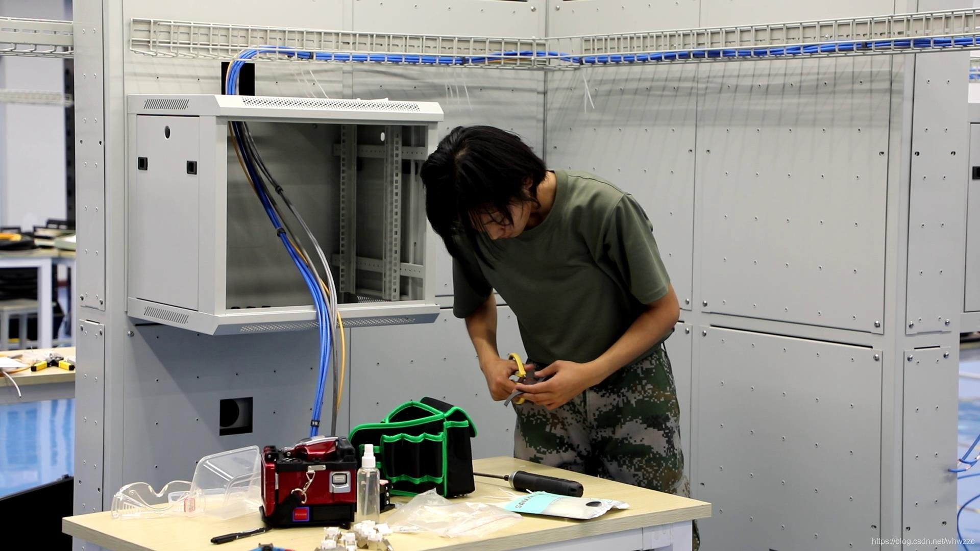 2021年武汉市第二十二届职业技能大赛信息网络布线赛项现场