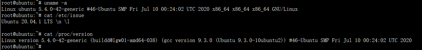 Ubuntu系统信息