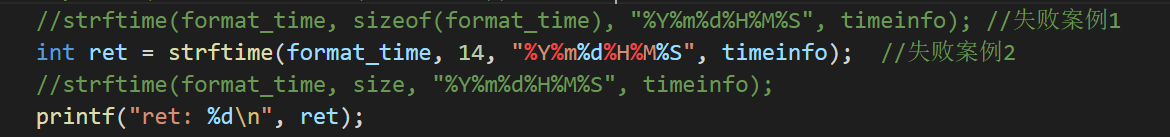 C语言strftime()函数 （格式化时间）（注意第二个参数size_t maxsize一定要大于第三个参数const char ...
