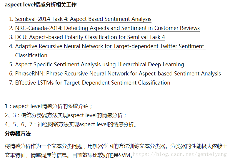 Aspect Level Sentiment Classification with Deep Memory Network论文学习笔记 ...