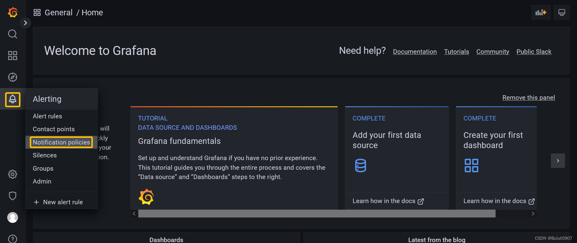 Notification policies