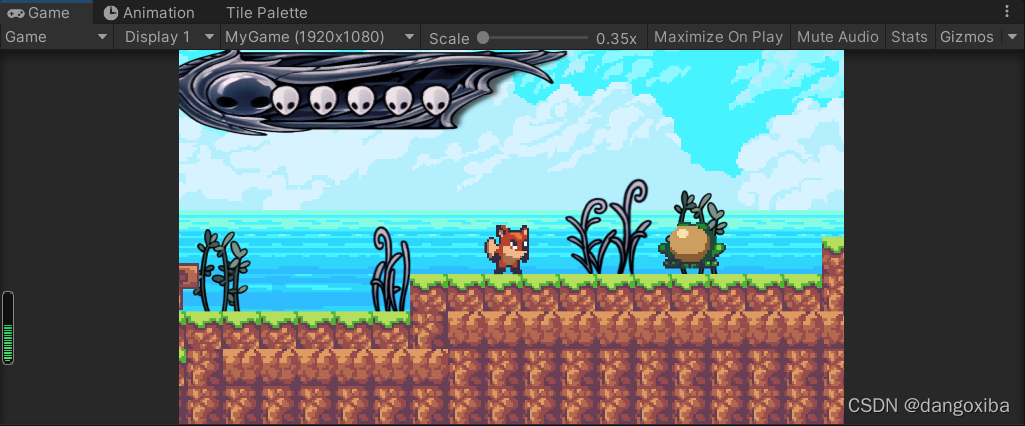 【Unity2D】制作游戏主菜单MainMenu