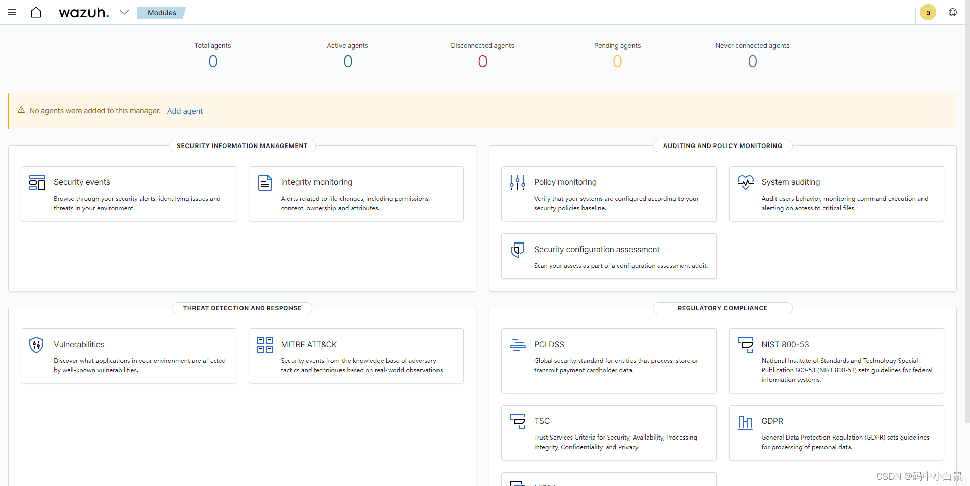 Wazuh部署之单节点部署_wazuh dashboard server is not ready yetCSDN博客