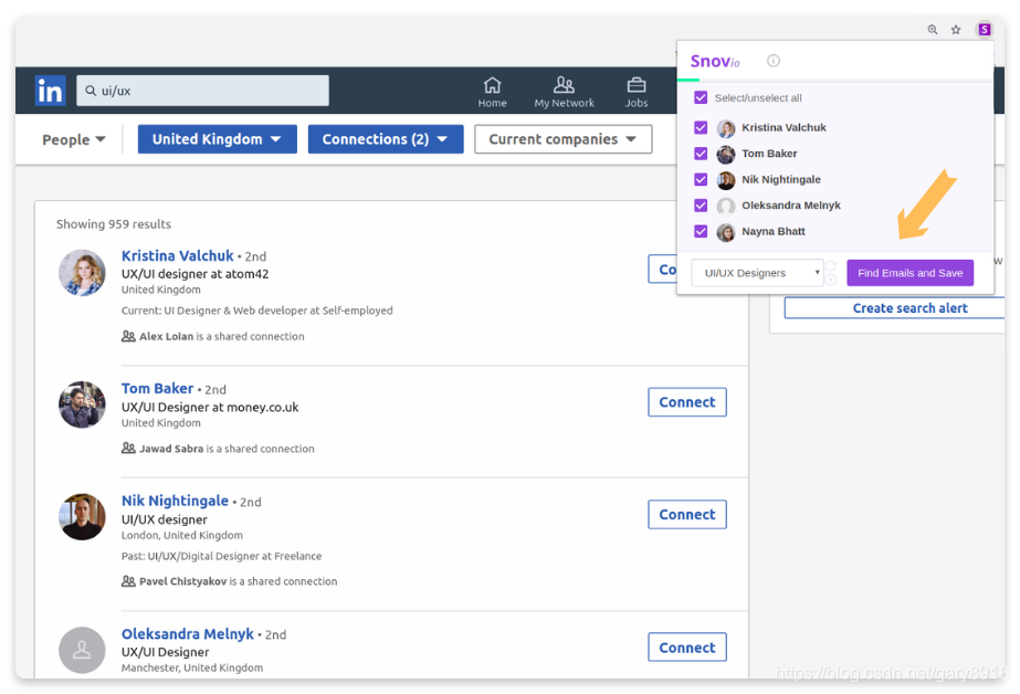 Linkedin搜索客户