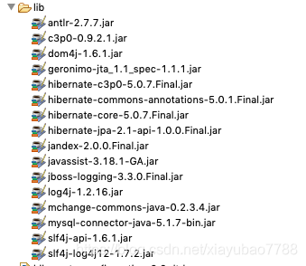 需要导入的jar包