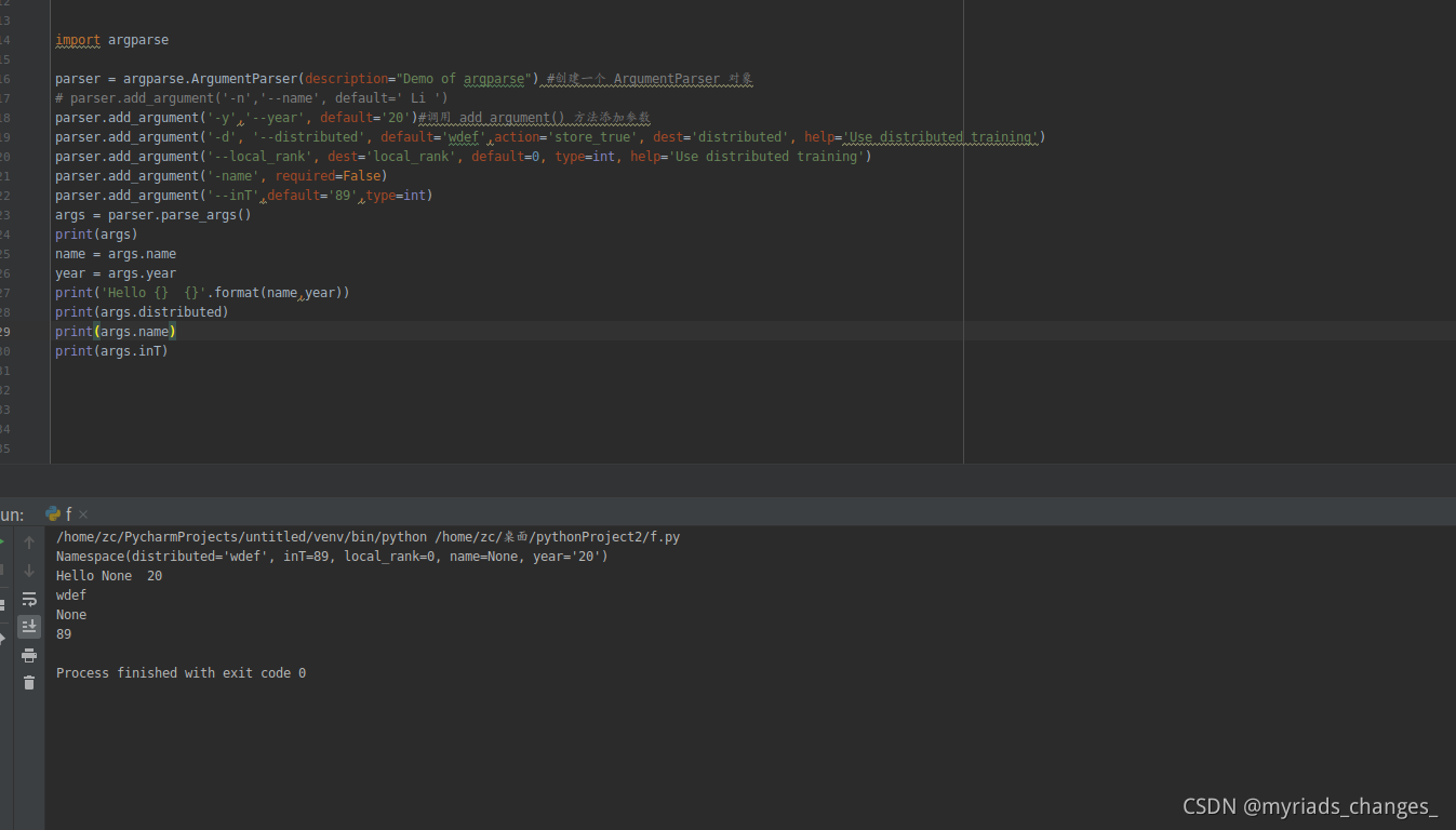 python库 argparse的add_argument基础用法_args add-CSDN博客