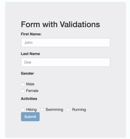 Form Validation in Action