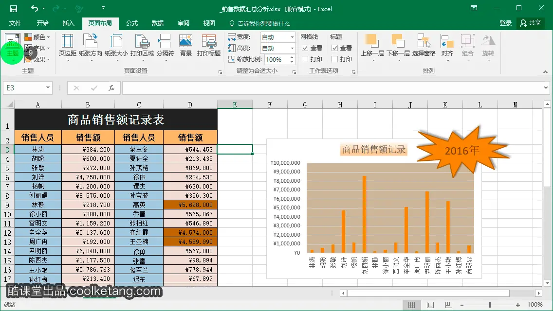 Excel互动教程-酷课堂