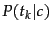 $P(\tcword_\tcposindex\vert c)$