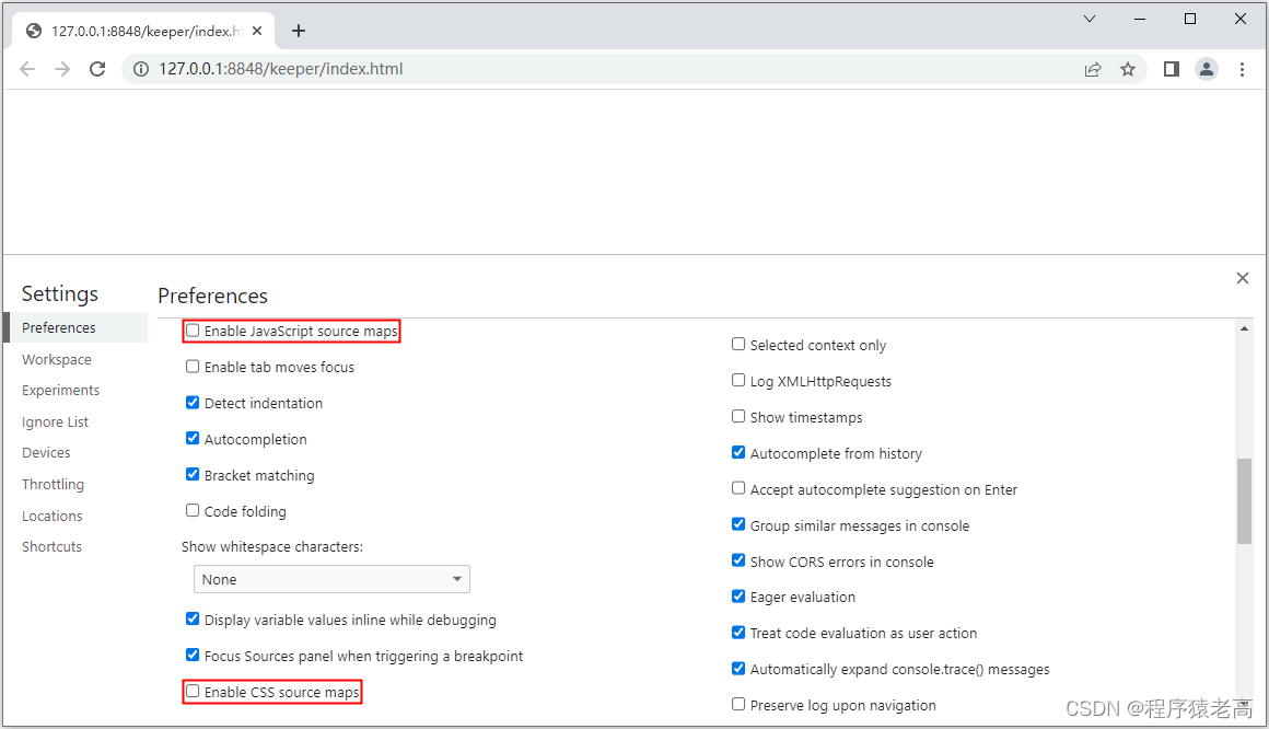 DevTools failed to load source map：Could not load content for http ...