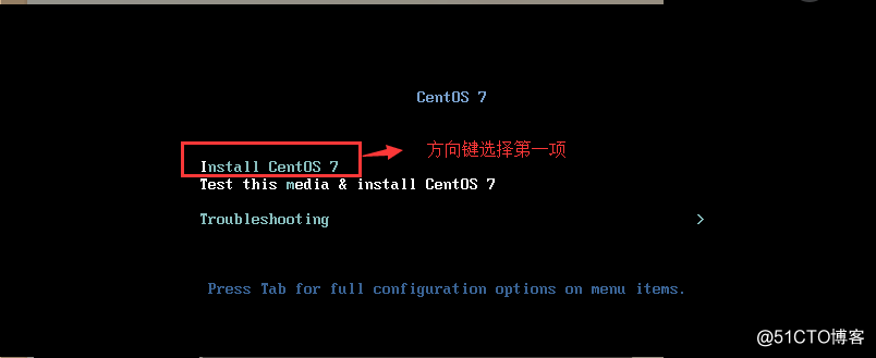 VMware下安装centos7