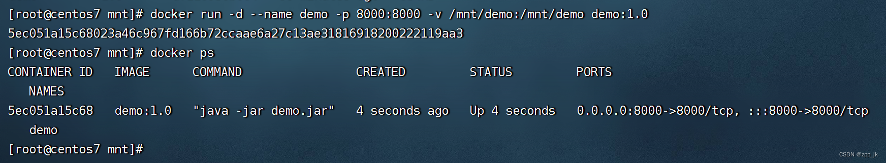 Docker构建容器并运行外部jar文件_docker运行jar包挂载外部文件-CSDN博客