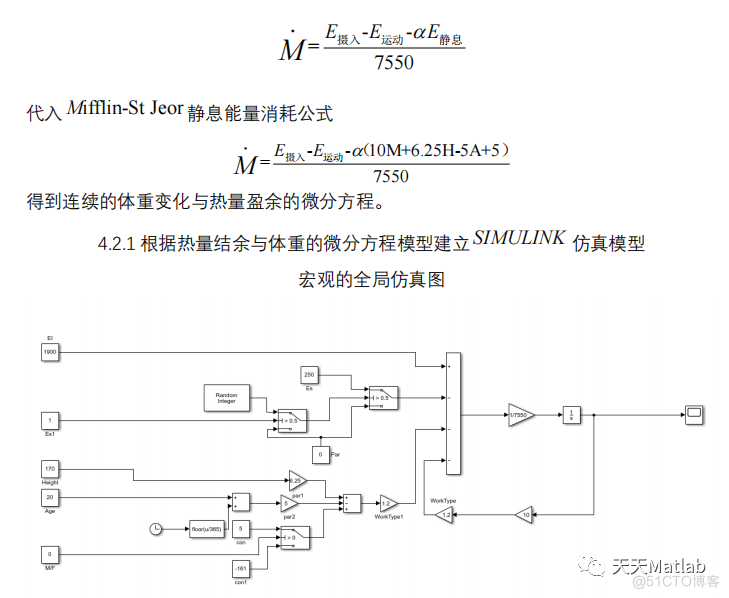 基于SIMULINK模拟人体热量消耗_布局优化_04