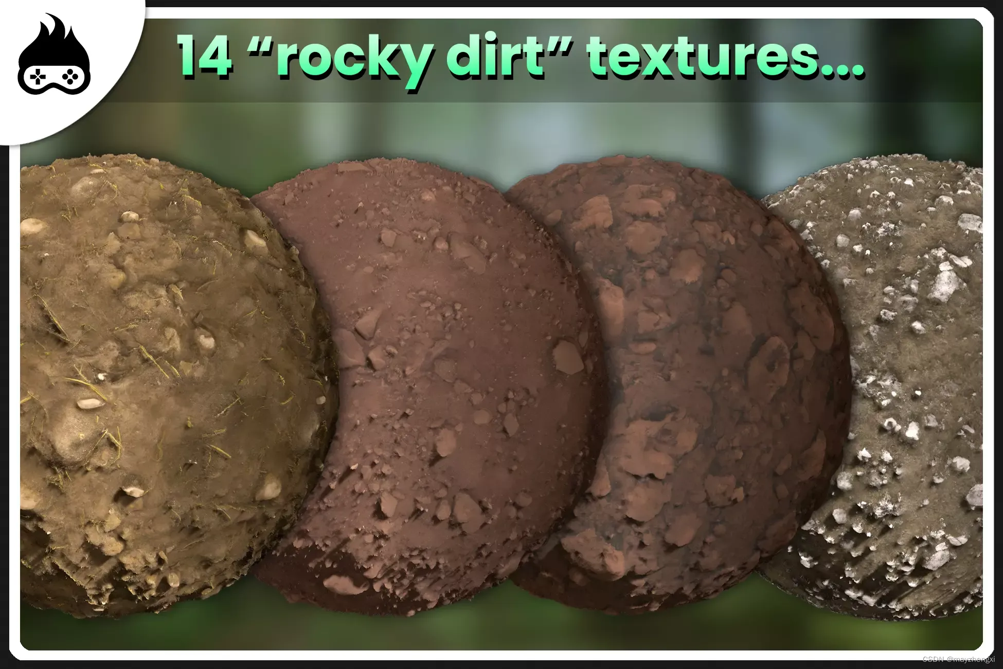 110 Realistic Forest Environment Textures Grass(110+真实的森林环境纹理--草、泥土等 ...
