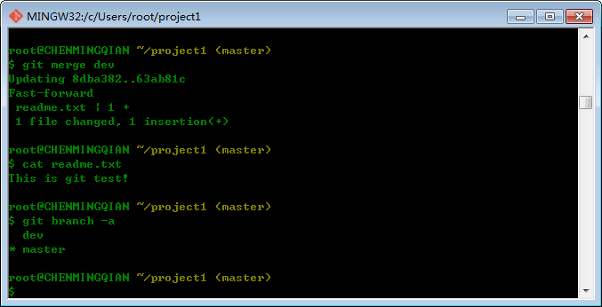 git branch6