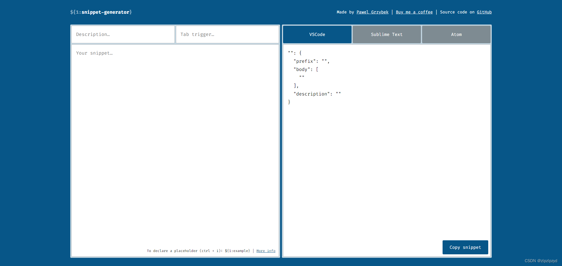 Visual Code Template visual studio code生成代码模板_vscode 代码模板-CSDN博客
