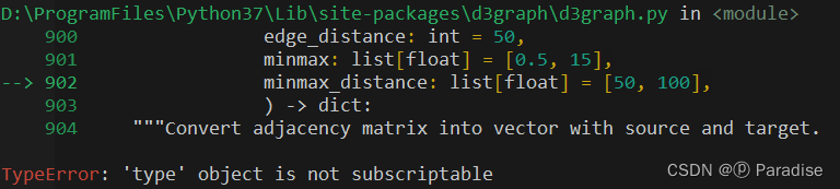 安装使用 d3graph 时出现 TypeError 的解决方法_d3blocks 安装-CSDN博客