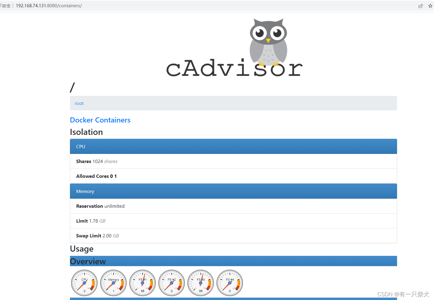 16. Docker容器监控CAdvisor+InfluxDB+Granfana插图25 16. Docker容器监控CAdvisor+InfluxDB+Granfana