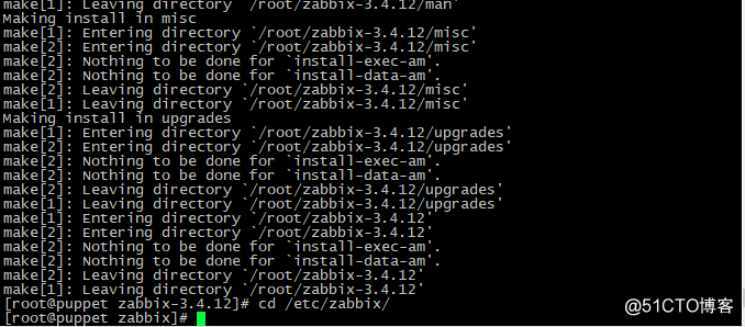 linux下zabbix3.4安装及简单配置和部分出错解决方案