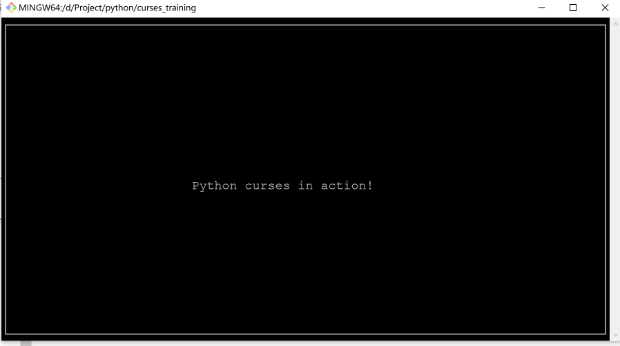Python 文本终端 GUI 框架使用指南_python curses带外框的菜单-CSDN博客
