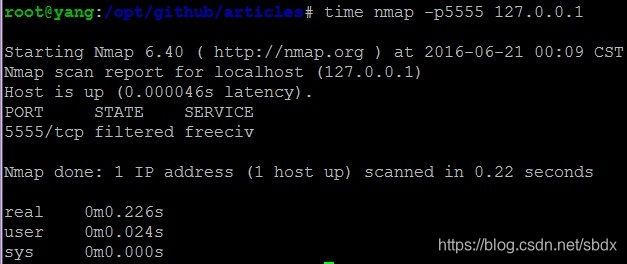 nmap 扫描 5555 端口