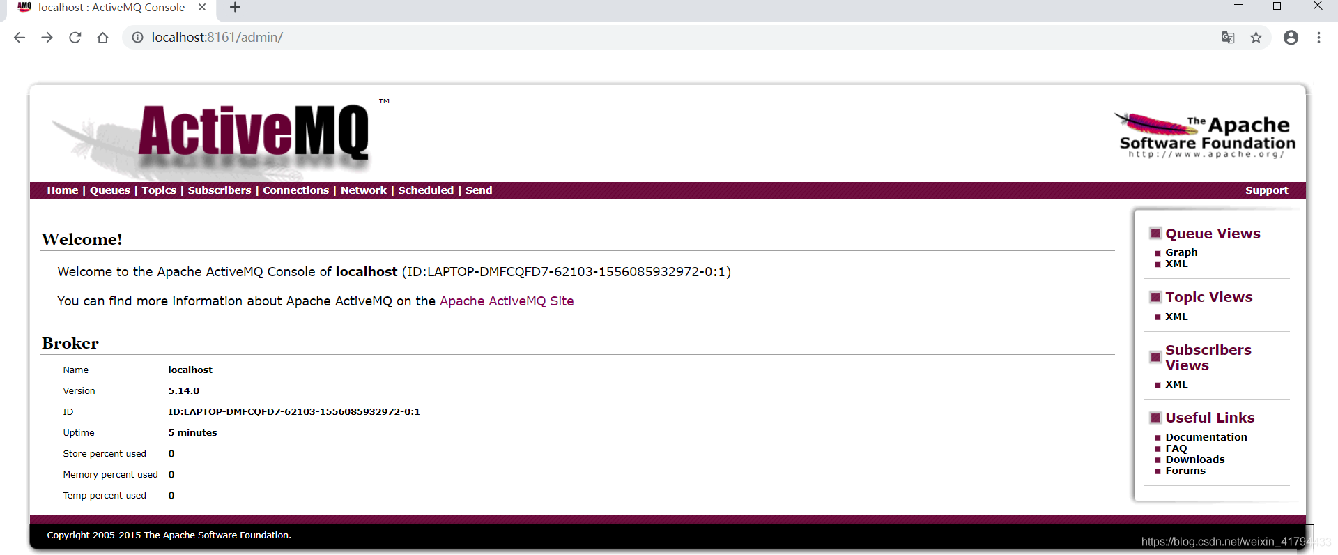 windows下安装activemq步骤6