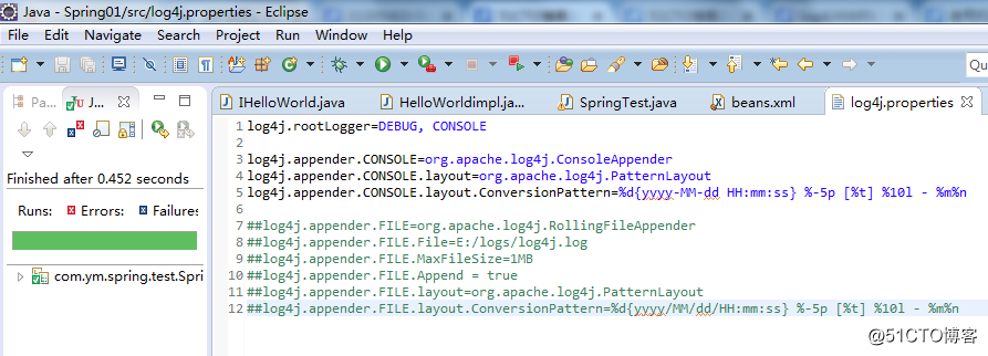 log4j:WARN No appenders could be found for logger
