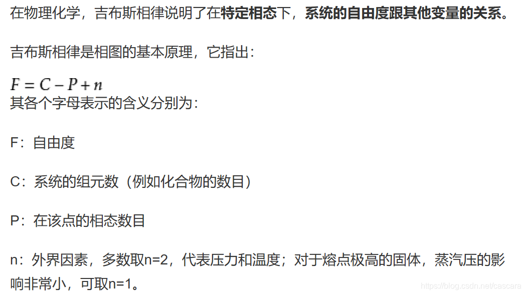 吉布斯相率