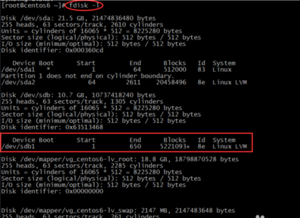 linux磁盘挂载和扩容。_磁盘挂载_11