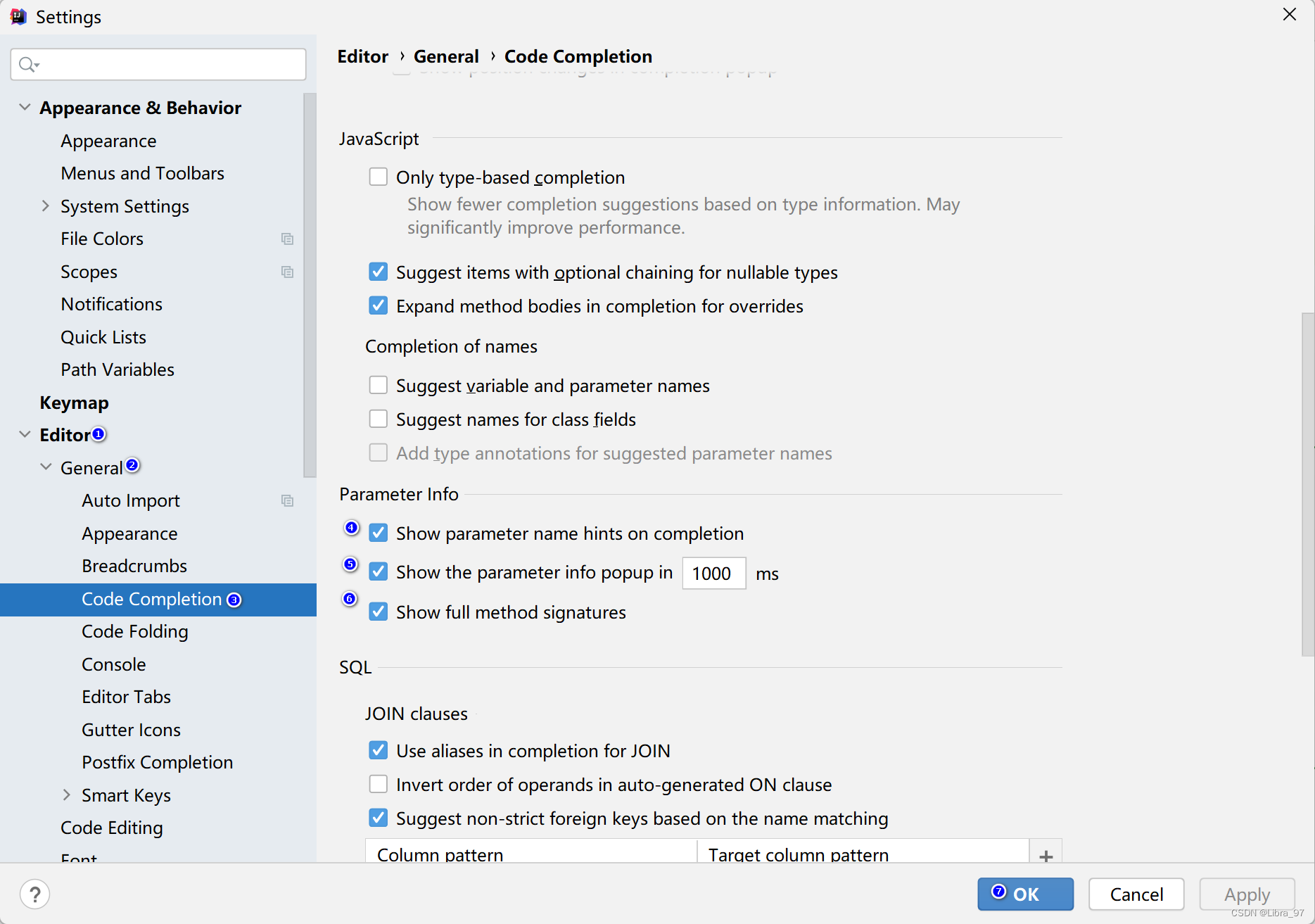 设置构造器参数提示