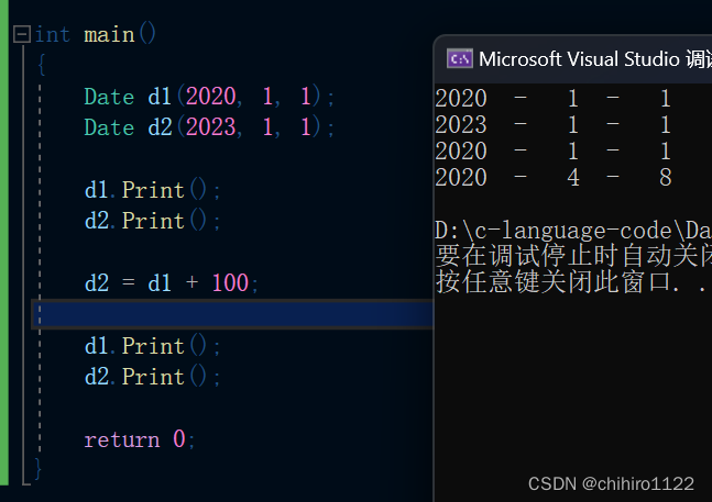 用C++实现Date类_c++ date::-CSDN博客