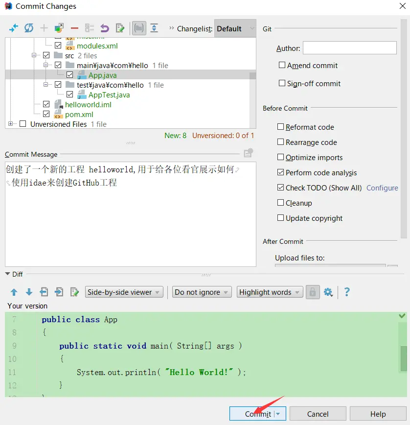 commit new repository