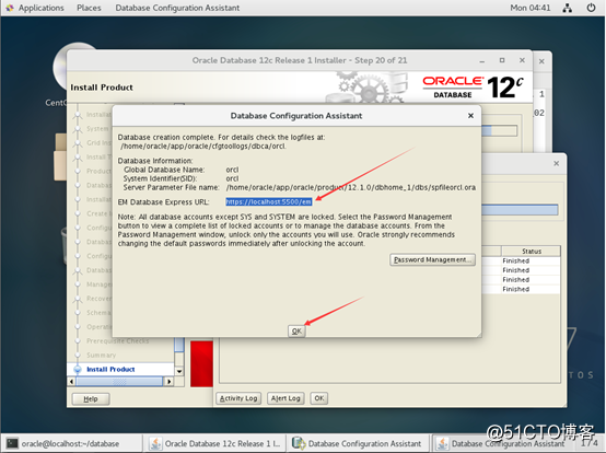 Centos7安装Oracle-12c