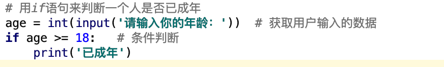 if语句使用小案例