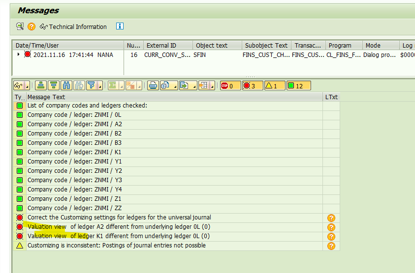 SAP MM MIGO 411K 报错 - Correct the Customizing settings for ledgers –
