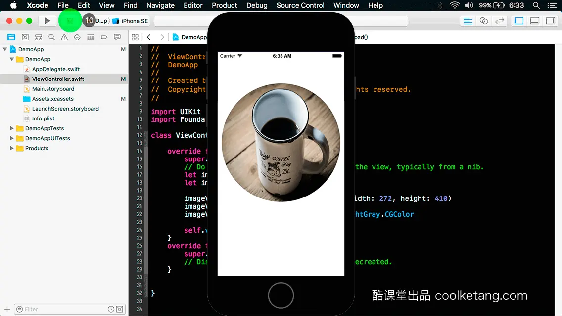 互动教程 for Xcode9 & Swift4-酷课堂