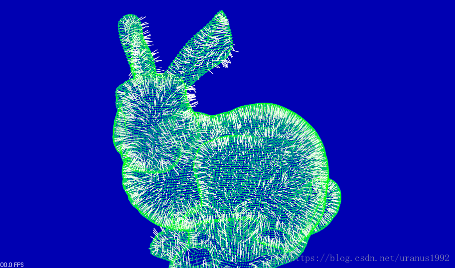 斯坦福兔子点云法线