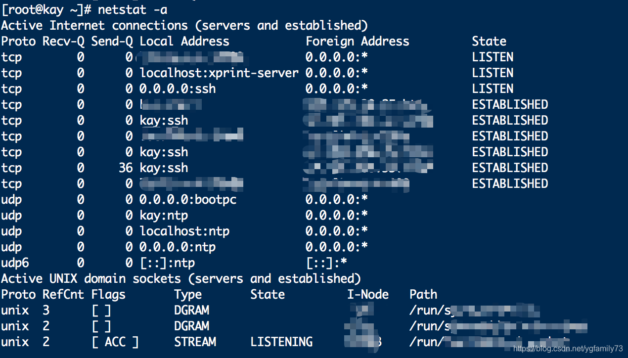 netstat -a